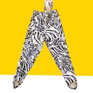 Vintage high waist stirrup leggings